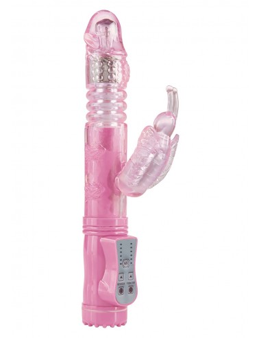 Wibrator-POKE ME UP-AND-DOWN BUTTERFLY PINK - Wibratory Króliczki - 1