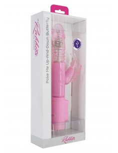 Wibrator-POKE ME UP-AND-DOWN BUTTERFLY PINK - Wibratory Króliczki - 1 2