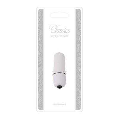 Wibrator Mini Bullet Classics 5,5 cm biały - 1