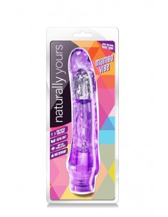 Wibrator-NATURALLY YOURS MAMBO VIBE PURPLE - Wibratory żelowe - 1 2