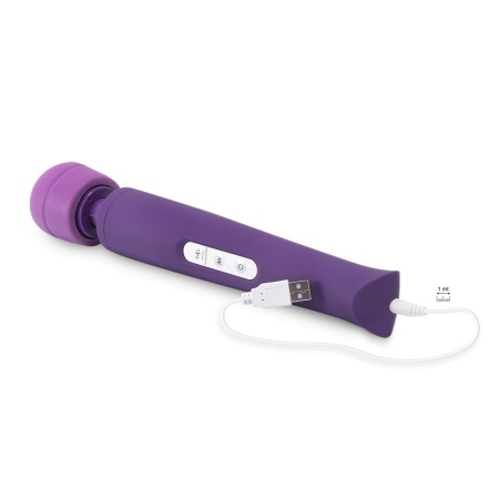 Masażer Intymny Candy Pie Wand 32 cm Fioletowy - 3