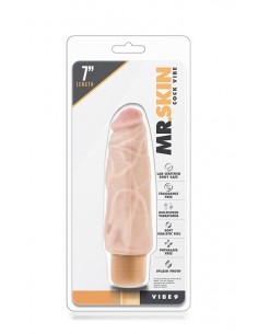 Wibrator-MR. SKIN COCK VIBE VIBE 9 BEIGE - Dilda realistyczne - 1