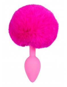 Plug-Colorful Joy Bunny T - Korki analne z ogonkiem - 1 2