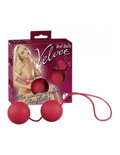 Kulki-Velvet Red Balls - Kulki Gejszy Podwójne i Pojedyncze - 1