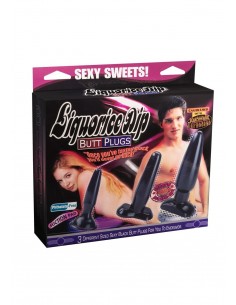 Plug-Liquorice Dip-Plugs - Korki analne silikonowe - 1 2