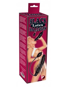 Inflatable latex dildo - Korki analne pompowane - 1