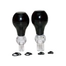 Zestaw do stymulacji brodawek sutkowych Nipple Pump 10-piece Set – 2 pompy próżniowe i 8 pierścieni mocujących, otwory 0,7 cm i - 1