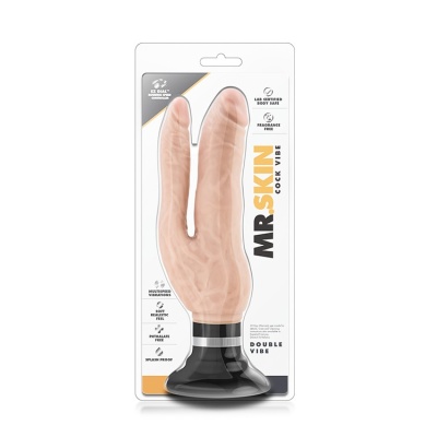 Wibrator podwójny Cock Vibes Double Vibe z regulacją EZ Dial i przyssawką, 17,8 cm - 1 2