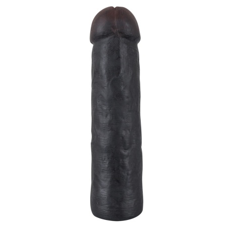Penis Sleeve Black – Elastyczna Nakładka Rozszerzająca z TPE, 22 cm, Ø 4,2–4,8 cm - 2