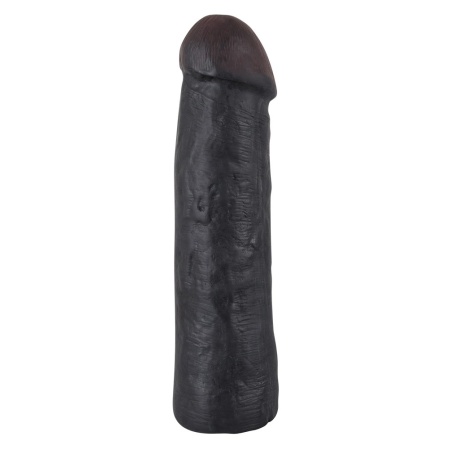 Penis Sleeve Black – Elastyczna Nakładka Rozszerzająca z TPE, 22 cm, Ø 4,2–4,8 cm - 3