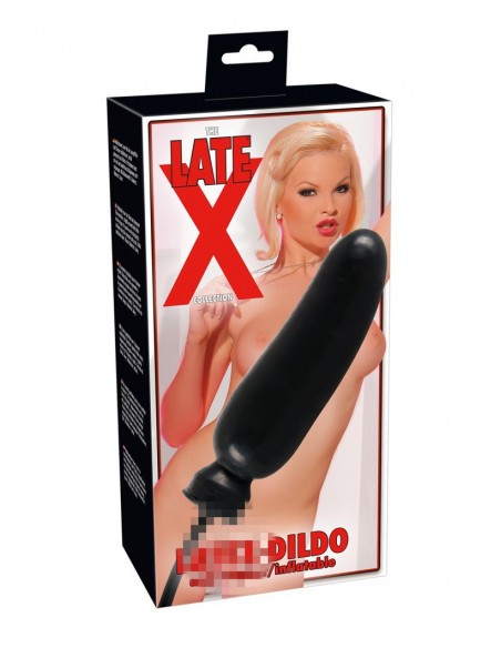 Latex Dildo inflatab - Korki analne pompowane - 1