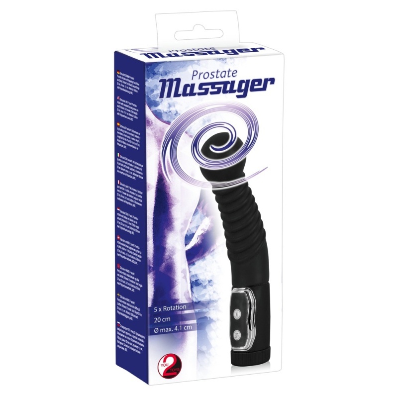 Stymulator prostaty Prostata Twister z rotacyjnym wirnikiem kulowym, 20 cm - 1