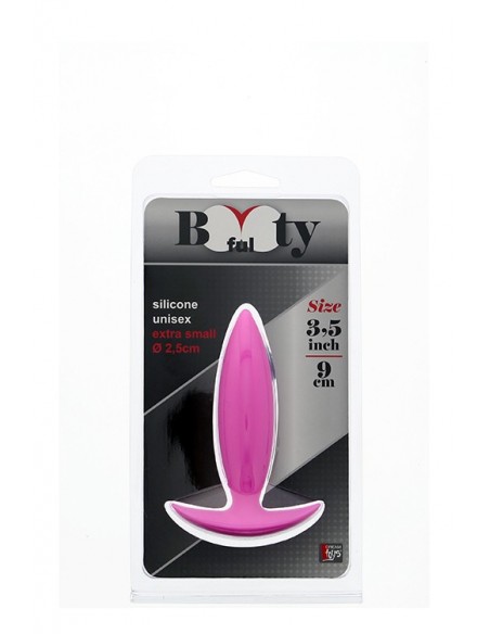 Plug-BOOTYFUL ANAL PLUG XTRA SMALL PINK - Korki analne silikonowe - 1
