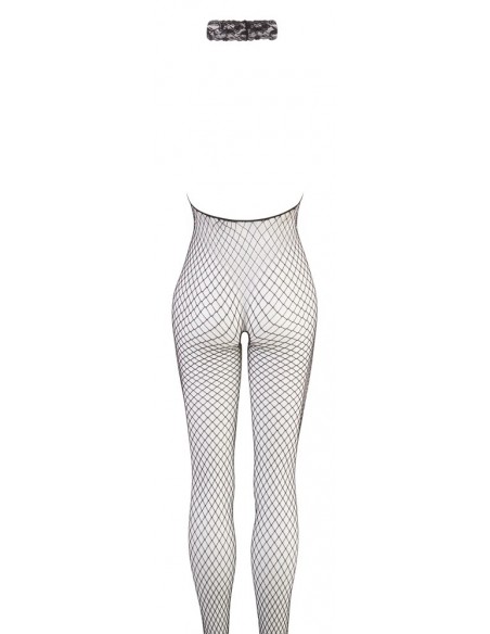 Net catsuit black S/M - Bodystocking - 4