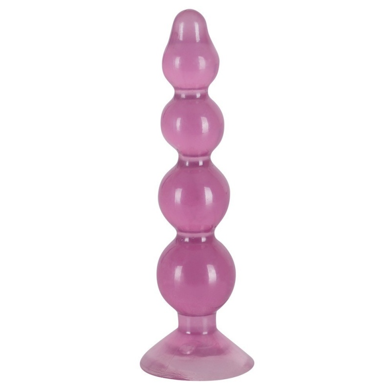 Koraliki analne ORION — 4 koraliki o stopniowanej średnicy 1,2–2,9 cm, długość całkowita 13 cm, materiał TPR - 2