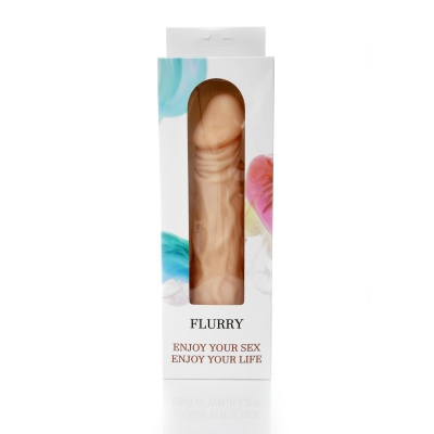 Wibrator FLURRY z CyberSkin® - ultrarealistyczna tekstura, regulowana wibracja i elastyczna konstrukcja - 1 2