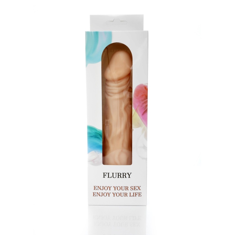 Wibrator FLURRY z CyberSkin® - ultrarealistyczna tekstura, regulowana wibracja i elastyczna konstrukcja - 2