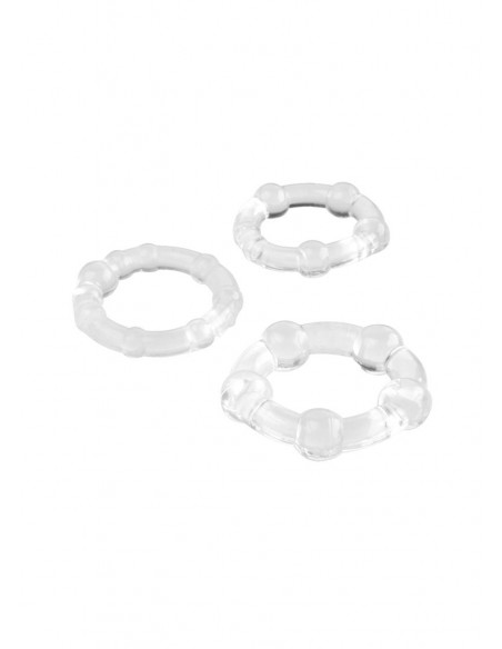 Zestaw pierścieni na penisa C-RING SET  - Pierścienie erekcyjne niewibrujące - 1