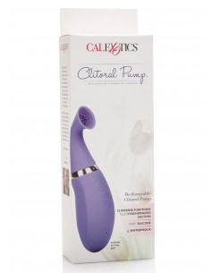 Stymulator-RECHARGEABLE CLITORAL PUMP PURPLE - Stymulatory łechtaczki klasyczne - 1