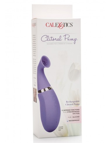 Stymulator-RECHARGEABLE CLITORAL PUMP PURPLE - Stymulatory łechtaczki klasyczne - 1