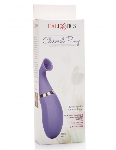 Stymulator-RECHARGEABLE CLITORAL PUMP PURPLE - Stymulatory łechtaczki klasyczne - 1