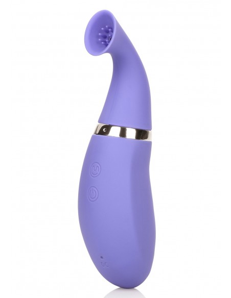 Stymulator-RECHARGEABLE CLITORAL PUMP PURPLE - Stymulatory łechtaczki klasyczne - 2