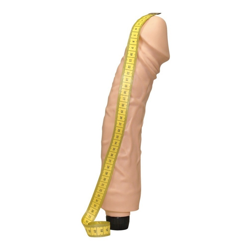 Wibrator Queeny Love Giant Lover 33 cm, Ø 6–7 cm – realistyczna struktura TPR, bezstopniowa regulacja wibracji - 2