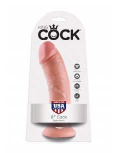 Dildo-COCK 8 INCH FLESH - Dilda realistyczne - 1