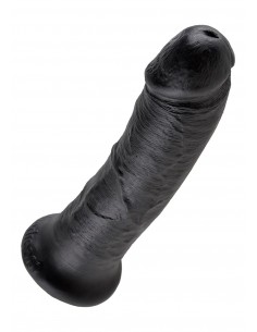 Dildo-COCK 8 INCH BLACK - Dilda realistyczne - 1