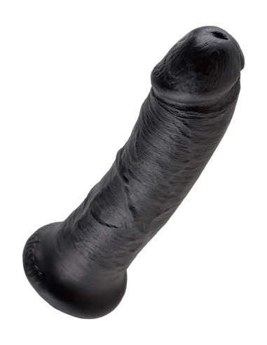 Dildo-COCK 8 INCH BLACK - Dilda realistyczne - 1