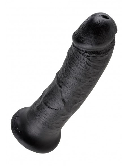 Dildo-COCK 8 INCH BLACK - Dilda realistyczne - 1