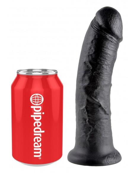 Dildo-COCK 8 INCH BLACK - Dilda realistyczne - 3