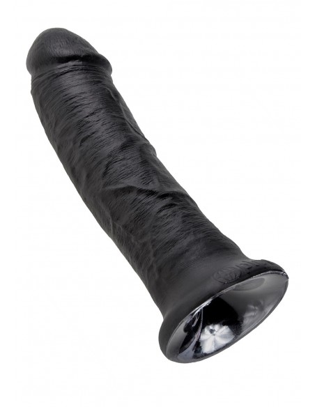 Dildo-COCK 8 INCH BLACK - Dilda realistyczne - 4