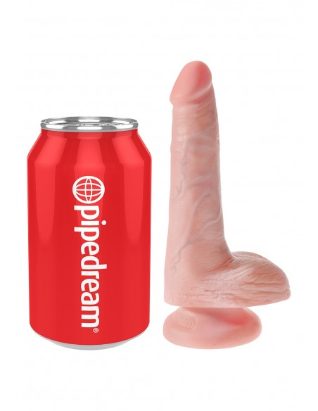 Dildo-KING COCK 6"" COCK WITH BALLS FLESH - Dilda realistyczne - 3