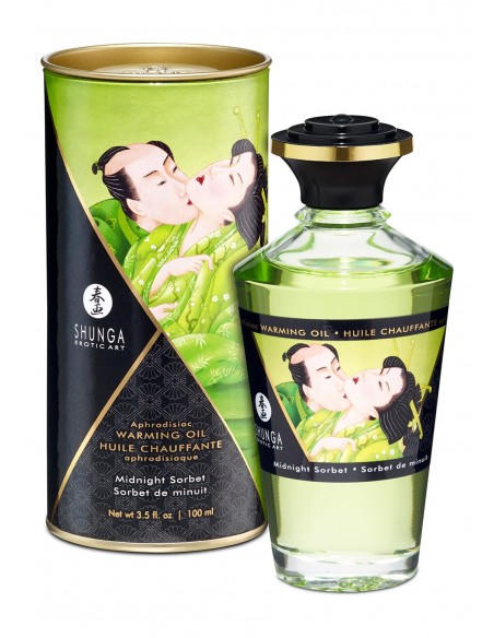Warming Oil Midnight Sorbet 100 ml - Olejki i żele do masażu - 1