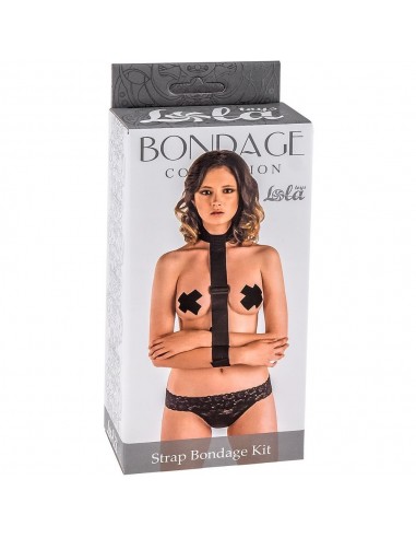 BDSM Strap Bondage Kit One Size - Uprzęże BDSM - 1