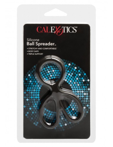 Pierścień na Penisa BALL SPREADER BLACK - Pierścienie erekcyjne niewibrujące - 2