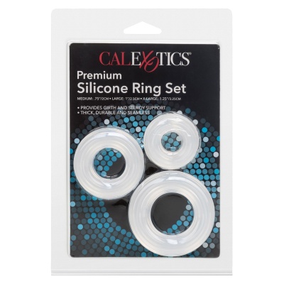 Zestaw silikonowych pierścieni erekcyjnych SCALA Premium bezszwowe 2/2,5/3,25 cm - 1 2