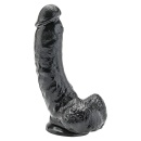 Dildo Get Real 8 cali z jądrami, PCV, przyssawka – 20,5 cm - 1