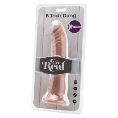 Wibrator Get Real 20,5 cm z realistycznym wyprofilowaniem i wibracjami - 1 2