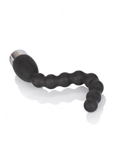 Plug/vibr-SILICONE BENDIE POWER PROBE BLACK - Kulki i korki analne wibrujące - 3