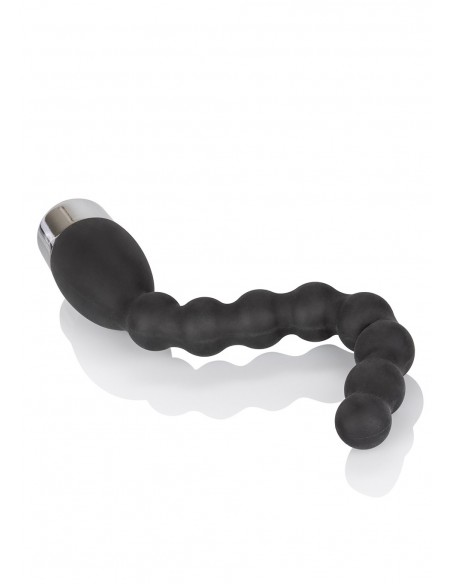 Plug/vibr-SILICONE BENDIE POWER PROBE BLACK - Kulki i korki analne wibrujące - 3