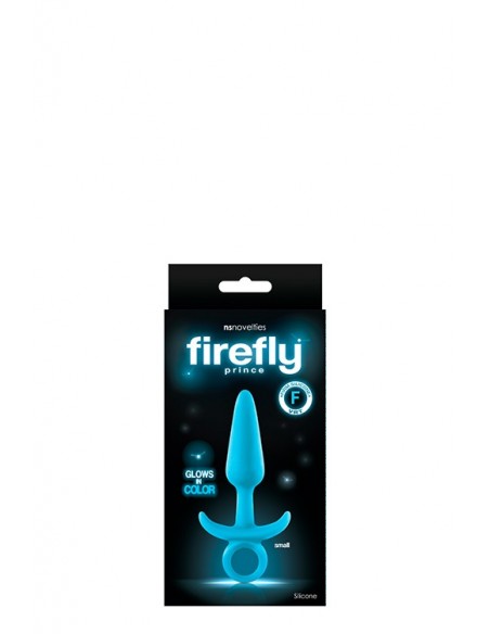 Plug-FIREFLY PRINCE SMALL BLUE - Korki analne silikonowe - 1