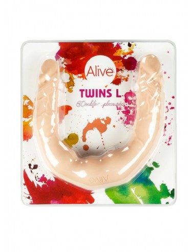 Dildo-Fantom ciała ludzkiego - Twins L - Dilda podwójne - 1