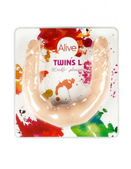Dildo-Fantom ciała ludzkiego - Twins L - Dilda podwójne - 1