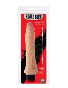 Wibrator-REALSTUFF 8.6INCH VIBRATOR - FLESH - Wibratory Realistyczne - 1 2