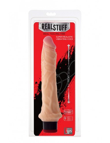 Wibrator-REALSTUFF 8.6INCH VIBRATOR - FLESH - Wibratory Realistyczne - 2