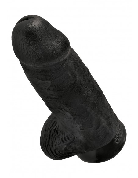 Dildo-KING COCK CHUBBY BLACK - Dilda realistyczne - 5