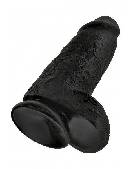 Dildo-KING COCK CHUBBY BLACK - Dilda realistyczne - 6