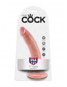 Dildo-COCK 7 INCH FLESH - Dilda realistyczne - 1 2